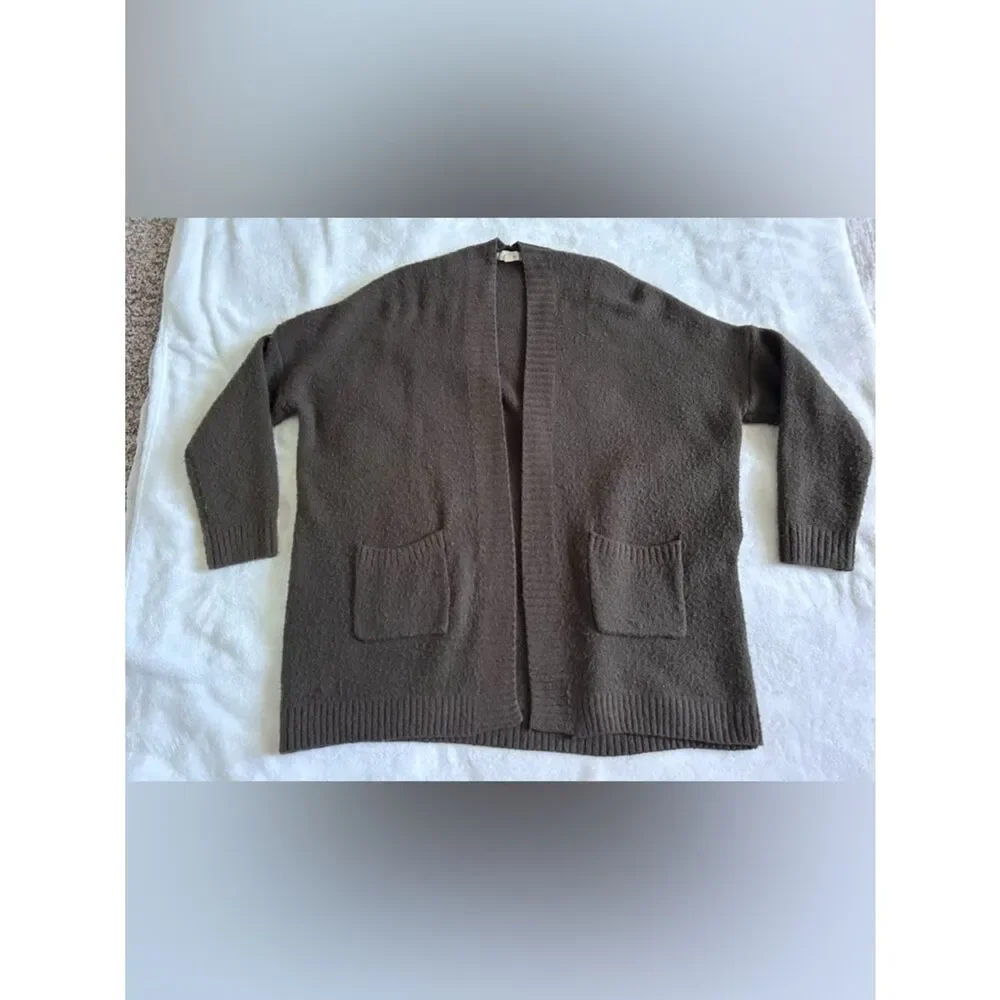 debut by Anthropologie Earth tone Open-Front Cardigan Sweater